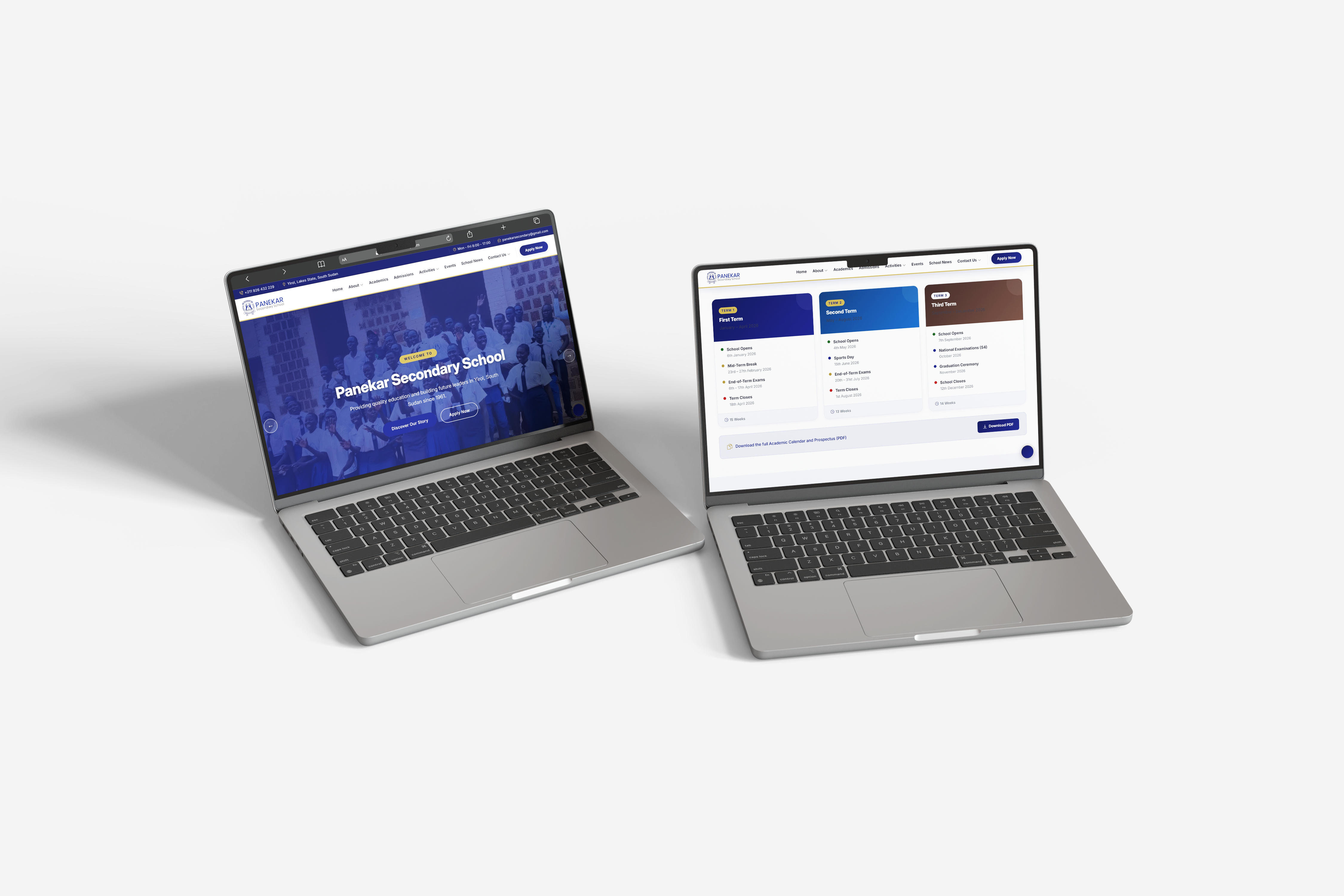 Panekar Secondary School Website & Student Information Portal