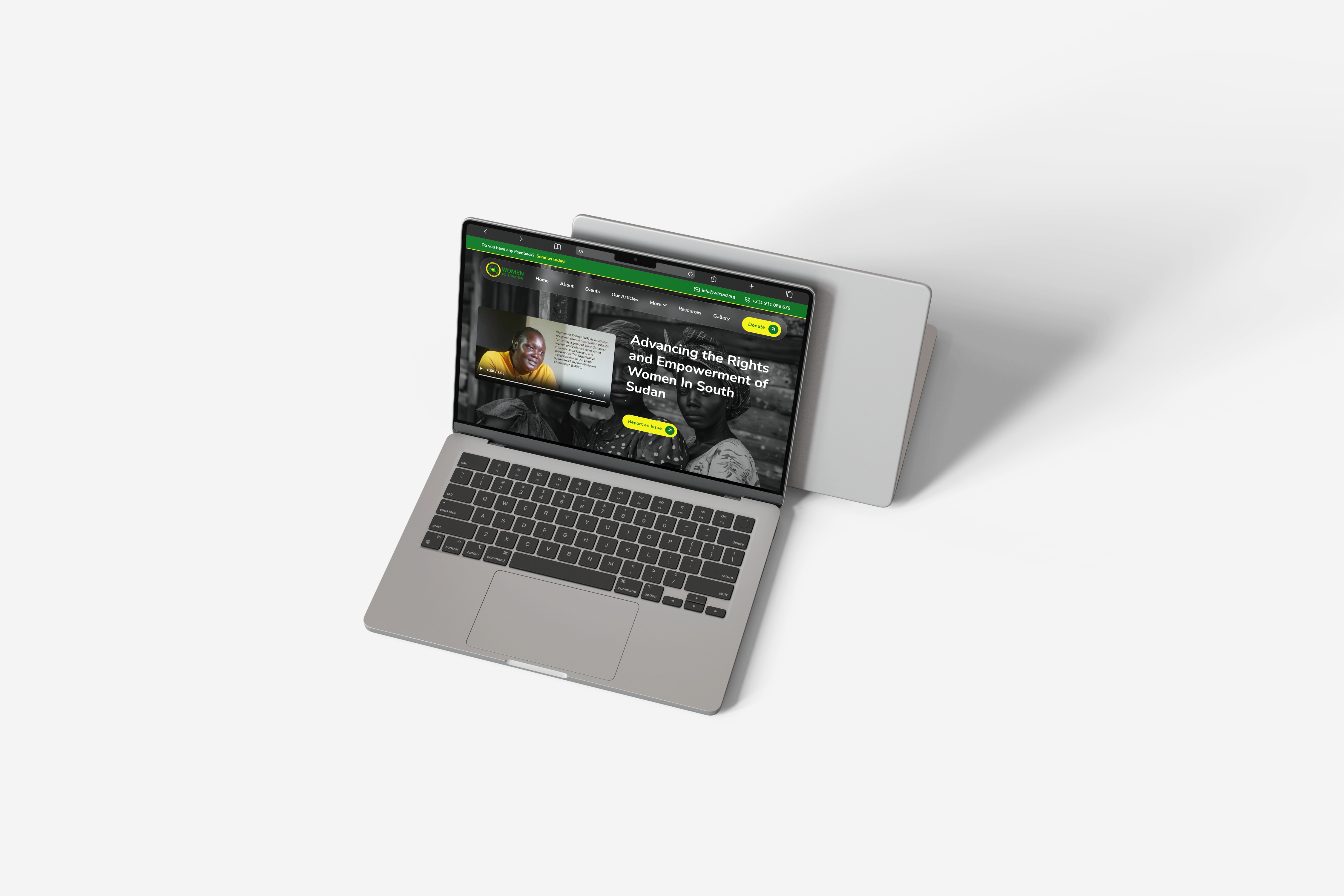 Women for Change South Sudan Website