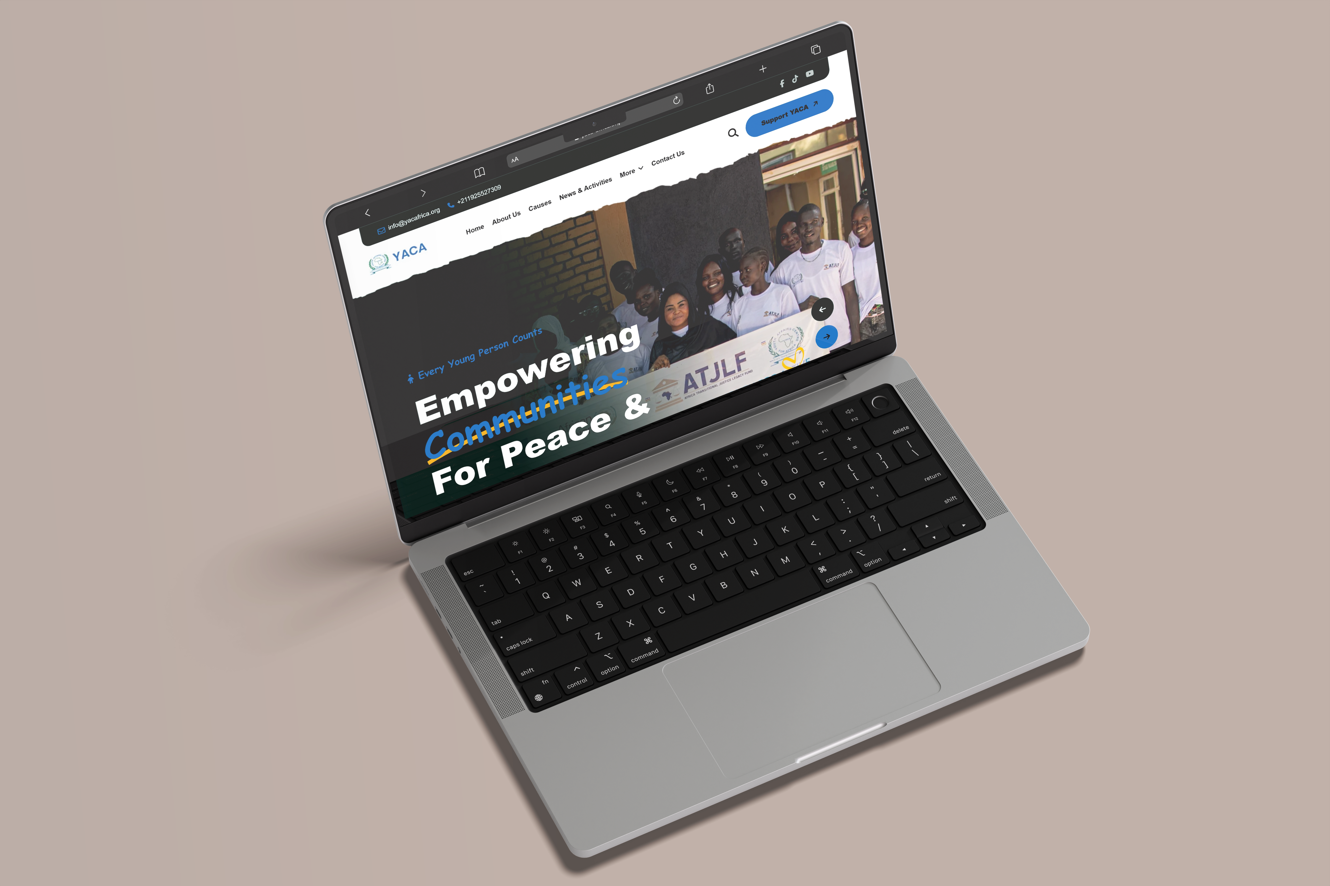 YACA South Sudan Website